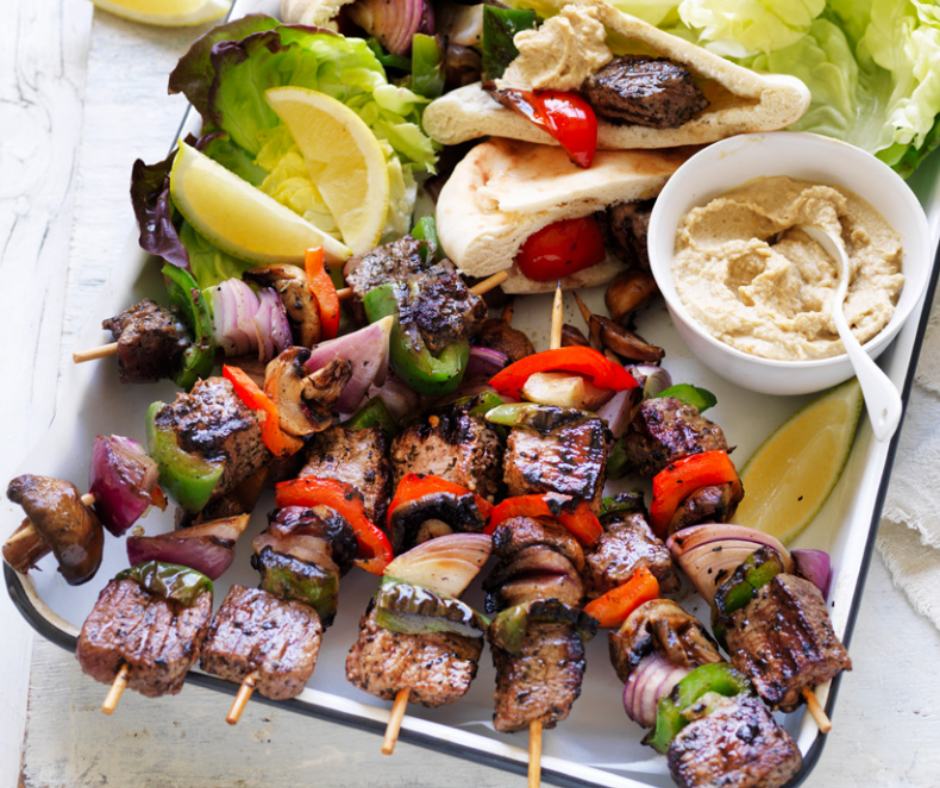Lamb and Vegetable Kebabs