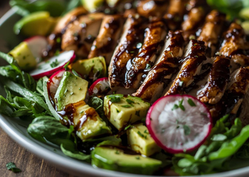 Balsamic Chicken & Avocado Salad