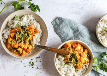 Eggplant and Sweet Potato Curry