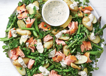 Hot Smoked Salmon Salad