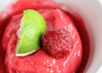 Raspberry and Lime Sorbet