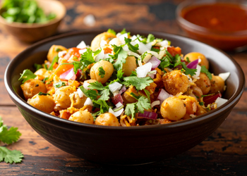 Spiced chickpea salad