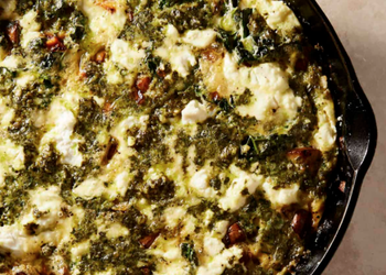 Sweet potato and pesto frittatas