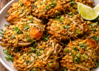 Vegetable and Bean Sprout Fritters
